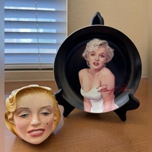 Marilyn Monroe Mug & “Sophisticated Lady” Plate - Vintage - Collectible